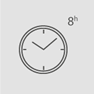8 heures de séchage Sechage 8h